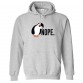 Nope Cute Penguin Classic Unisex Kids and Adults Pullover Hoodie									 									 									